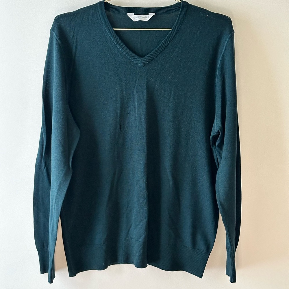 Everlane Large Evergreen Merino Wooo Sweater